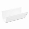 Brett Martin Plastic Guttering Ogee Prostyle 4m Length 106mm - Arctic White