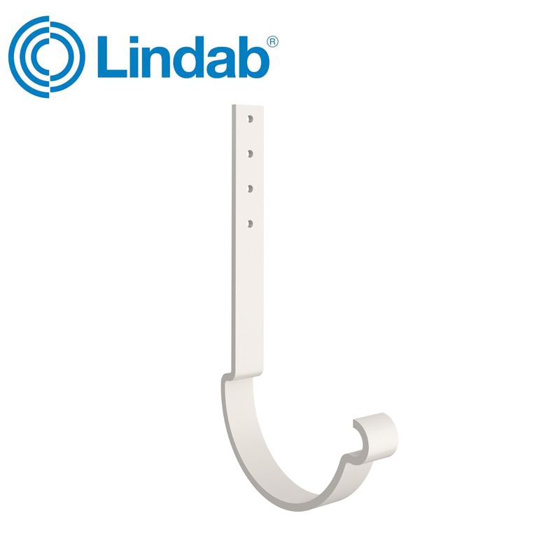 Lindab Half Round Rafter Bracket 100mm Painted Antique White