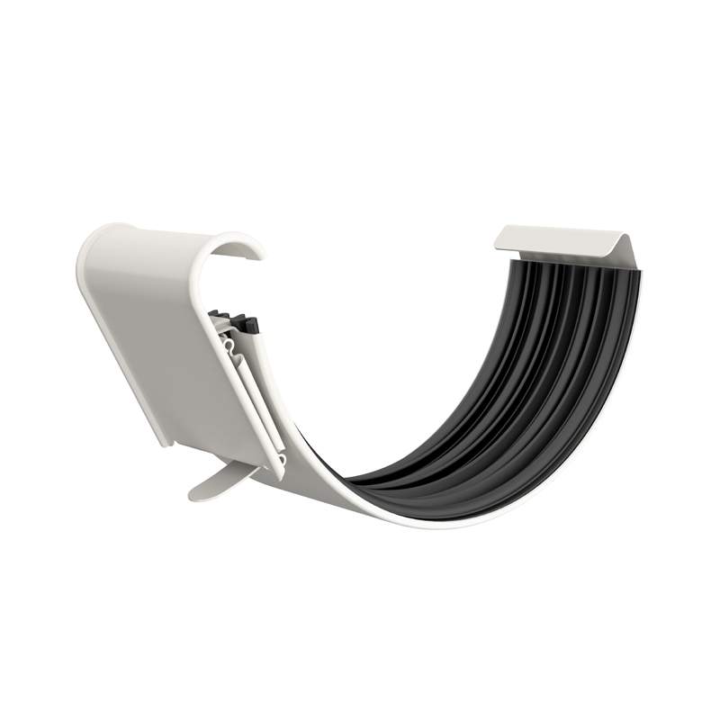 Lindab Antique White 150Mm Half Round Gutter Joint - Galvanised Steel