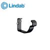 Lindab 125mm Half Round Fascia Bracket - Black