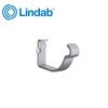 Lindab 125mm Half Round Fascia Bracket - Silver Metallic