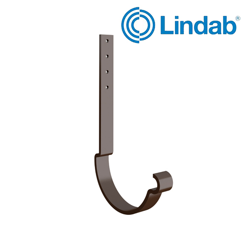 Lindab Half Round Rafter Bracket 125mm Painted Brown