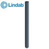 Lindab 87mm Round Steel Downpipe - Dark Grey