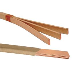 Copper Fixing Clips - 600mm x 50mm x 0.6mm Lead Clip (Pack Of 25)
