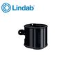 Lindab 87mm Round Steel Downpipe Bracket - Black
