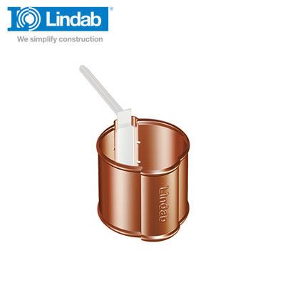 Lindab Round Downpipe Pipe Holder 120mm Painted Tile Red