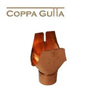 Copper Guttering Large Swiss Outlet 80mm