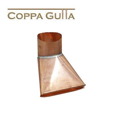 Copper Guttering Water Dispenser 80mm