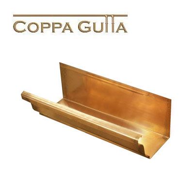 Copper Guttering Large Ogee 2.4m Length