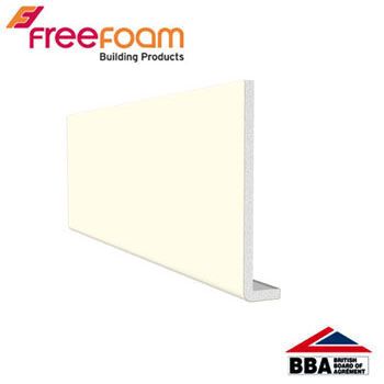 uPVC 175mm Fascia Board (10mm Cappit Square Edged) 5m - Pale Gold