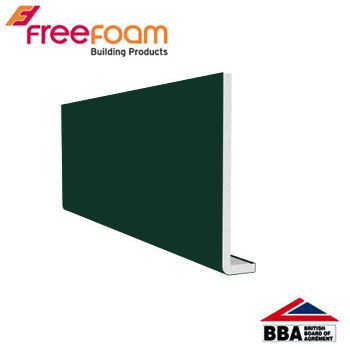 uPVC 175mm Fascia Board (10mm Cappit Square Edged) 5m - Green