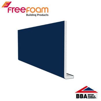 uPVC 200mm Fascia Board (10mm Cappit Square Edged) 5m - Regal Blue