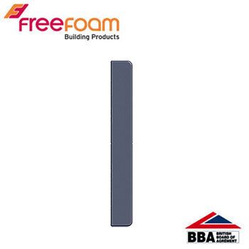 uPVC Fascia Board End Cap (Square Edged) - 300mm Dark Grey