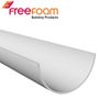 Freeflow 112mm Half Round Style Plastic Guttering 4m Length - White