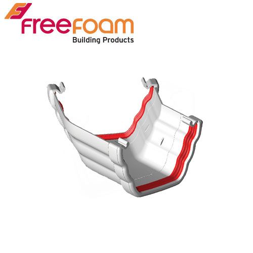 Freeflow 150 Degree Ogee Style Gutter Angle - White