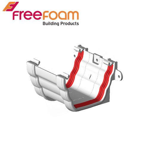 Freeflow Ogee Style Gutter Union Bracket - White