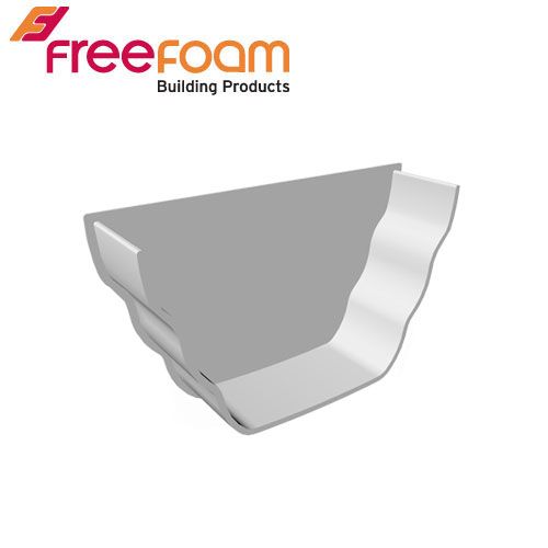 Freeflow Ogee Style Gutter Internal Stopend - White