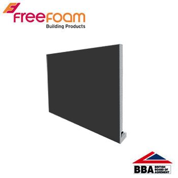 uPVC 410mm Replacement Fascia Board (18mm Double Edge) 2.5m Anthracite