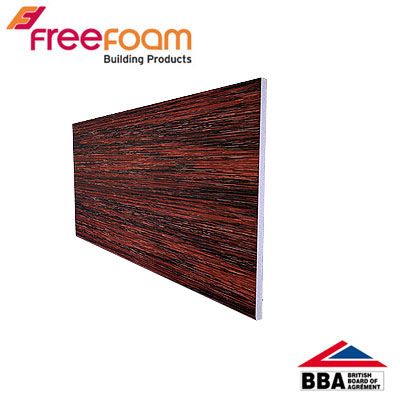 uPVC 225mm Soffit Board (10mm General Purpose) 5m - Mahogany