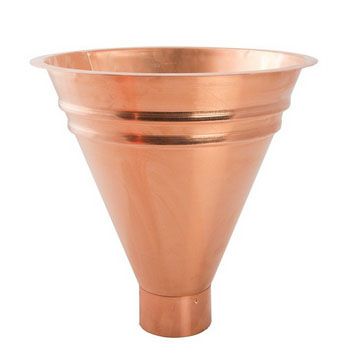 Lindab 87mm Copper Hopper Head 