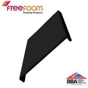 uPVC 410mm Fascia Board (10mm Double Edged Square) 2.5m - Black