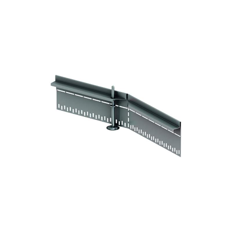 Aco Silver Freedeck Corner For Adjustable Channel - Stainless Steel