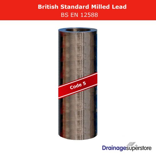 Lead Code 5 - 650mm x 6m Milled Lead Flashing