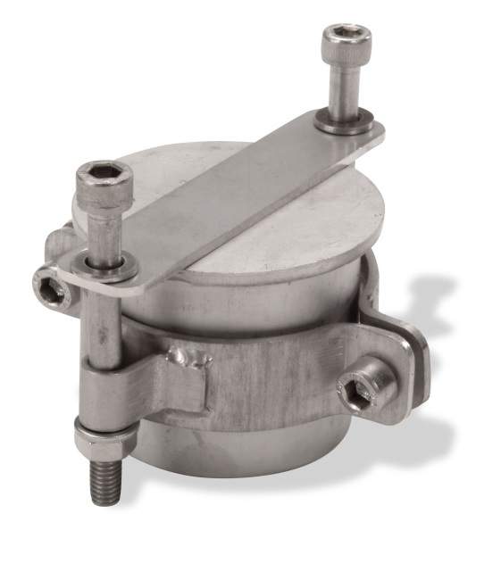 Aco Silver 316 Stainless Steel Pipe Socket Plug With Clamp - 50Mm
