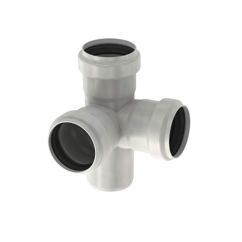 Aco Silver 304 Grade Stainless Steel Pipe 87.5 Degree Corner Branch - 50Mm