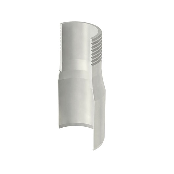 ACO Stainless Steel Pipe Connector with External Screw Thread - 50mm - 1.25 inch Rp Thread