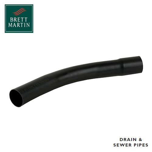 45-Degree-Long-Radius-Blown-Socket-Duct-Bend-160mm