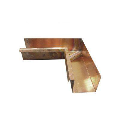 Metal Gutta Copper 120Mm Box Gutter Internal Corner - 135Dg
