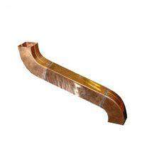 Metal Gutta Copper Square 80X80mm Downpipe Swan Neck Offset Bend