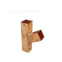 Metal Gutta Copper 80X80mm Square Downpipe Branch