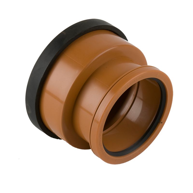 Brett Martin Underground Drain Pipe PVCu Super Clay to Plastic Adaptor - 110mm