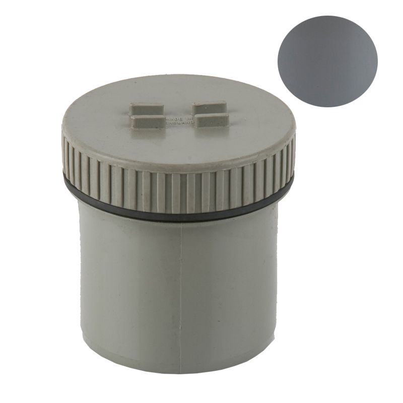 Brett Martin Soil Pipe Push Fit Access Plug 82.4mm - Grey