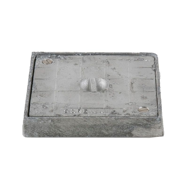 Brett Martin Square Alloy Sealing Plate - 160mm x 160mm 