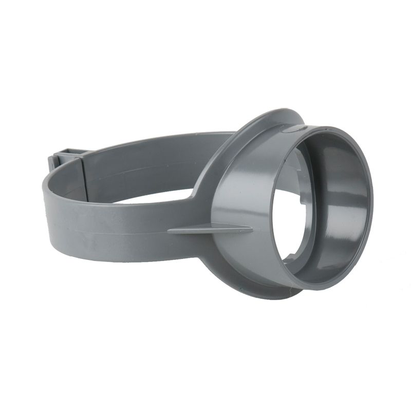 Brett Martin Grey Soil Pipe Push Fit Strap On Boss - 160mm x 50mm