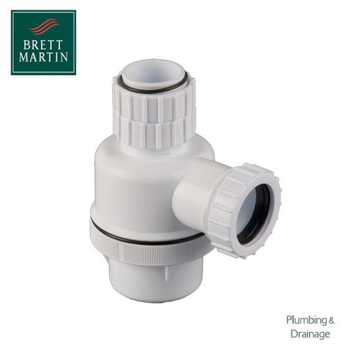 Universal Telescopic Bottle Trap 76mm Seal AntiVac Drainage