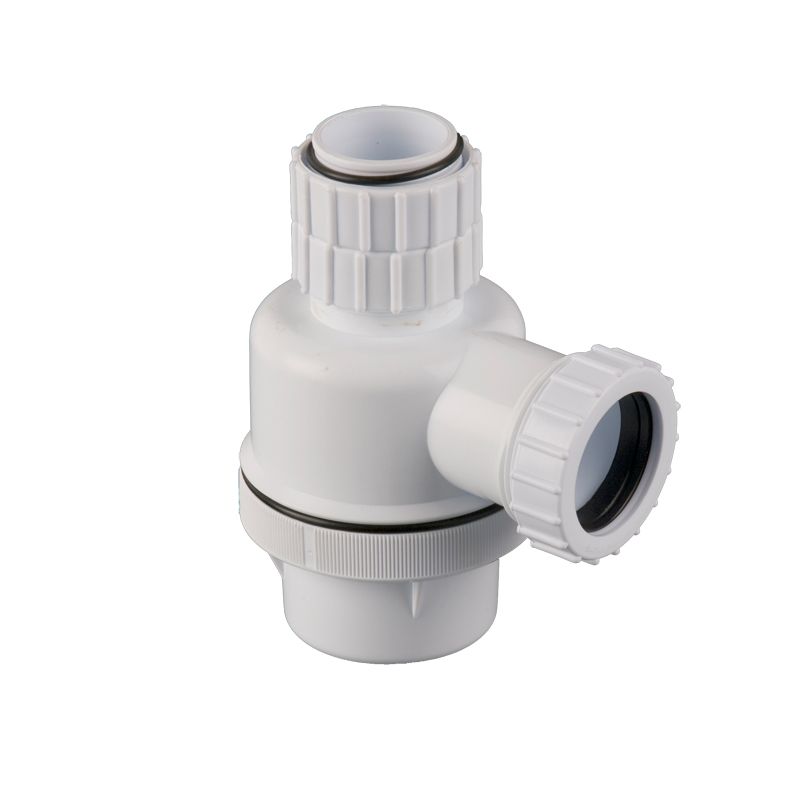 Plumbing Waste Pipe Telescopic Bottle Trap 76mm Seal AntiVac 32mm