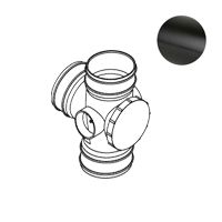 Brett Martin Black Soil Pipe Solvent Weld Access Socket Branch 92.5 Degree - 110mm