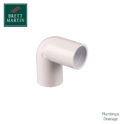 Brett Martin 21.5mm Overflow 90 Degree Knuckle Bend