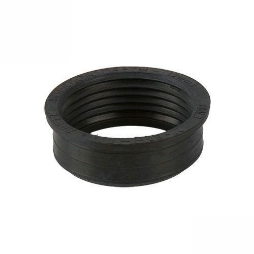 Waste Pipe Push Fit Rubber Waste Adaptor 50mm - Black