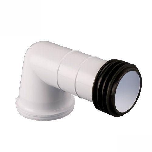 Brett Martin Plastic Waste Pipe Bent WC Adaptor - 110mm 