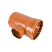 Brett Martin Underground Sewer Pipe Double Socket Branch 87.5dg - 200mm x 110mm
