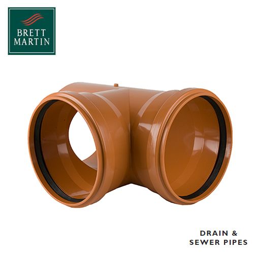 Sewer Pipe 87.5 Degree Double Socket Branch - 315mm x 315mm