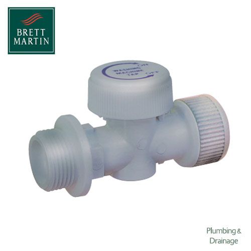 Plumbfit Hot and Cold Appliance Valve - 15mm x 3/4