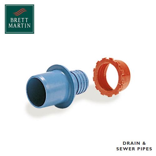 Plasson Low Density Class C Adaptor BS1972 (Light Blue) 20mm x 1/2''