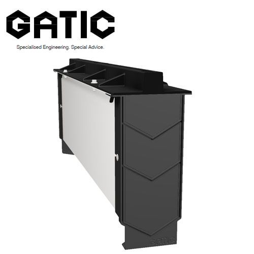 Gatic ProSlot Cast 200 Drain Channel - 1m