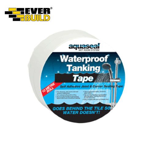 Aquaseal Wet Room System Tanking Tape 5 Meter Roll